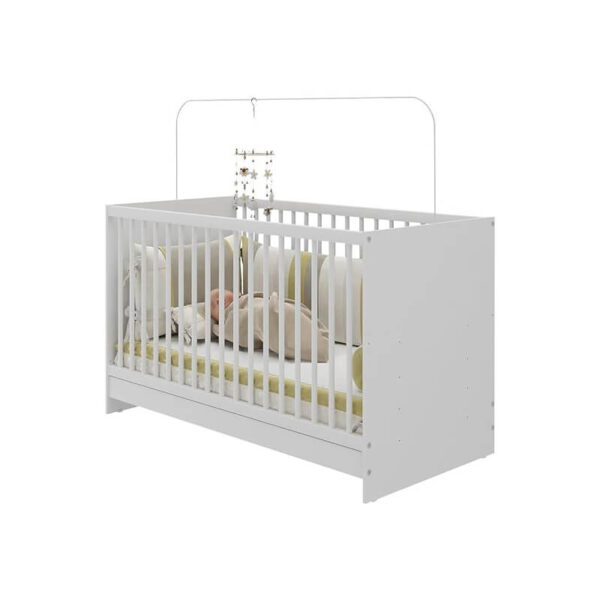 Berço 3 em 1 com Colchão Incluso Multimóveis Mp0527gc Branco
