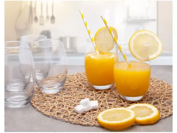Jogo de Copos de Vidro 6 Peças 465ml Nadir - SM Aruba