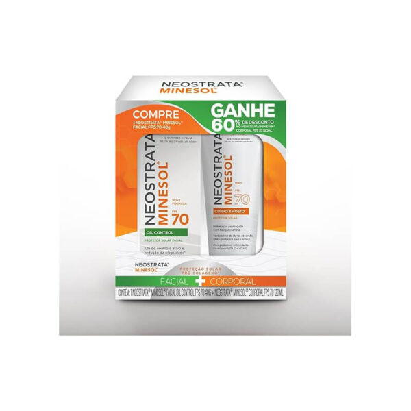 Neostrata Promopack Minesol Fps 70 Sem Cor + Minesol Fps 70 120Ml