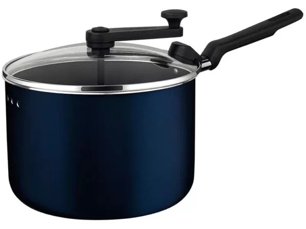 Panela Pipoqueira Tramontina Antiaderente - de Alumínio 3,5L 20cm Azul Ravena