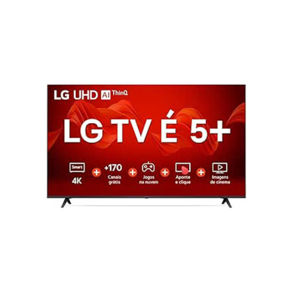 Smart TV 70" 4K LG UHD ThinQ AI 70UR8750PSA HDR Bluetooth Alexa Google Assistente Airplay2 3 HDMI