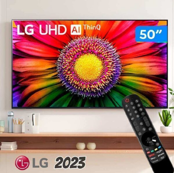 Smart Tv 50" 4k Lg Uhd Thinq Ai 50ur8750psa Hdr Bluetooth Alexa Google Assistente Airplay2 3 Hdmi