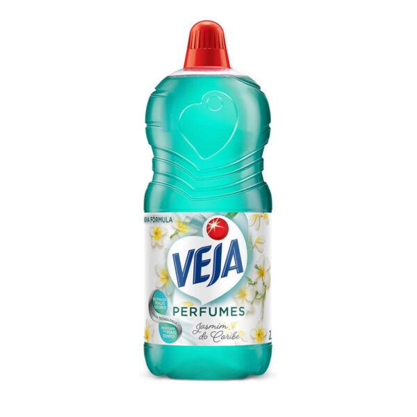 Veja Limpador Perfumado Jasmin Do Caribe - 2L Azul