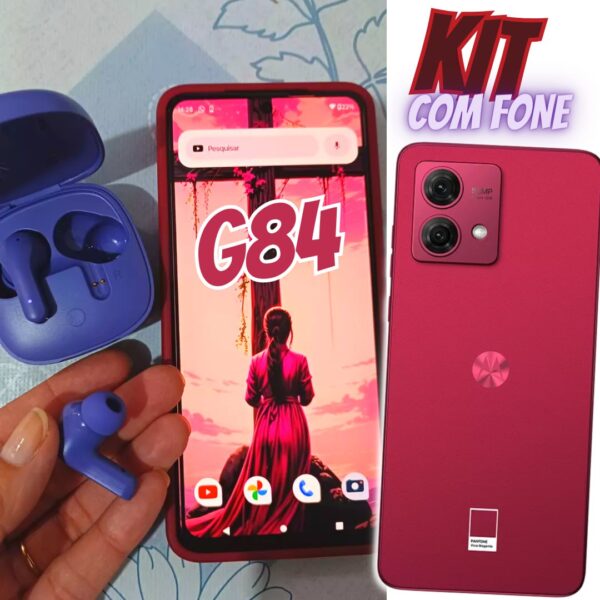 Kit Moto G84 Viva Magenta 5g Moto Buds