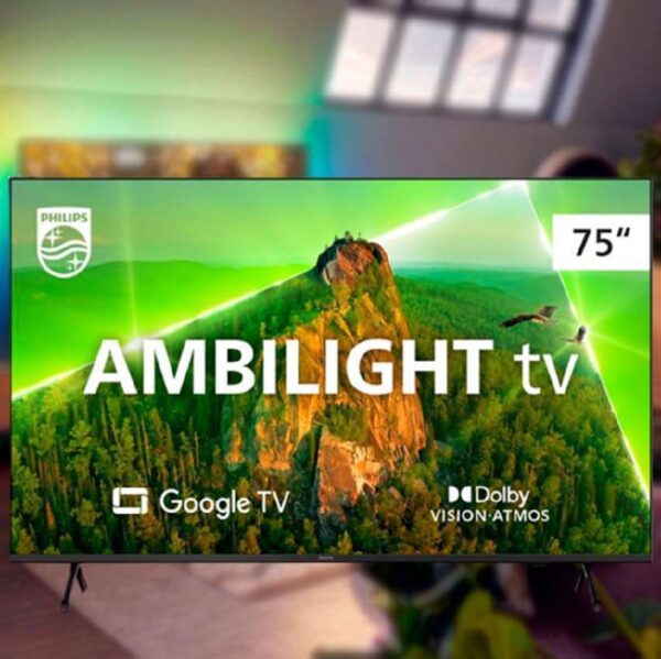 Smart Tv 75'' Ambilight 4k UHD LED Philips