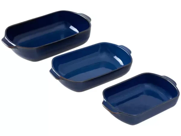 Conjunto de Refratários de Cerâmica Haus Concept Sauté 3 Peças