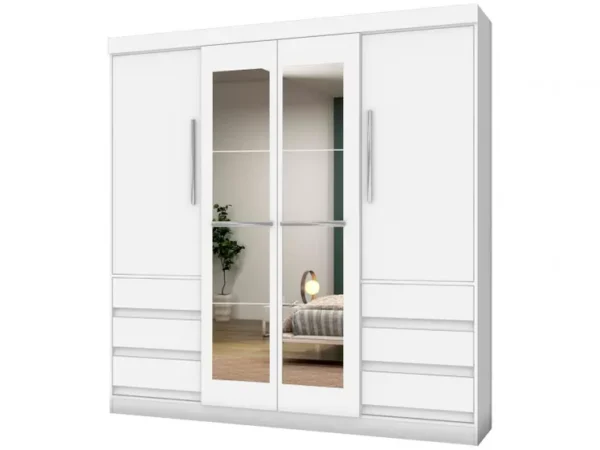 Guarda-roupa Casal Com Espelho