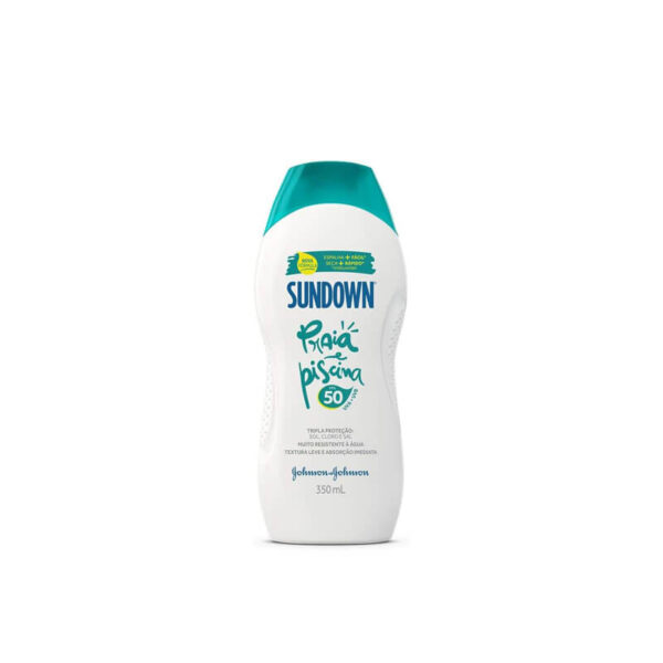 Johnson's Sundown Protetor Solar Corpo E Rosto Praia E Piscina Fps 50 350Ml