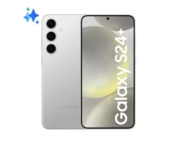 Smartphone Samsung Galaxy S24+ 6,7" Galaxy AI 512GB Cinza 5G 12GB RAM Câm. Tripla 50MP + Selfie 12MP Bateria 4900mAh Dual Chip