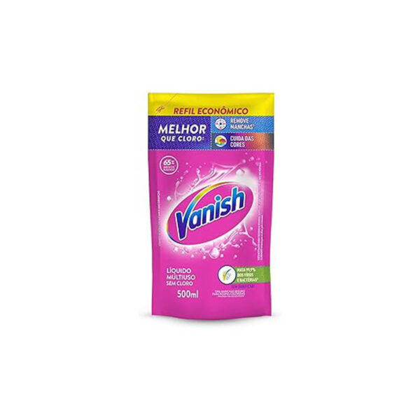Vanish Multiuso - Tira Manchas em Gel, Refil Econômico para roupas coloridas, 500ml
