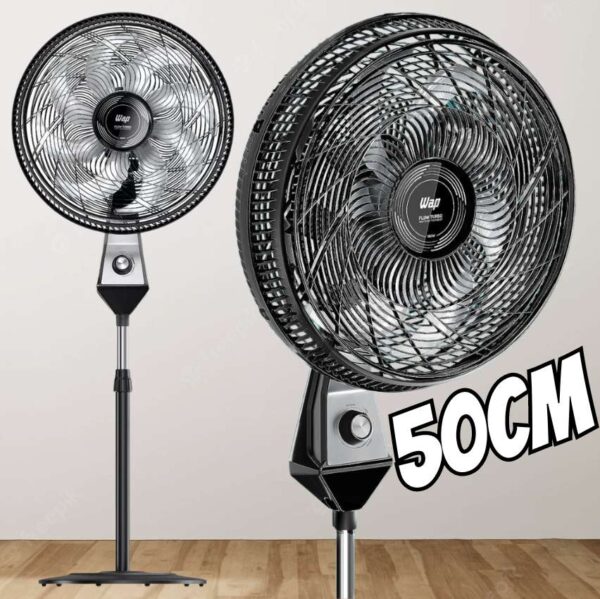 Ventilador Coluna 50cm 180w 8 Pás Silencioso Wap Flow Turbo Frequência 60 Hz 127V