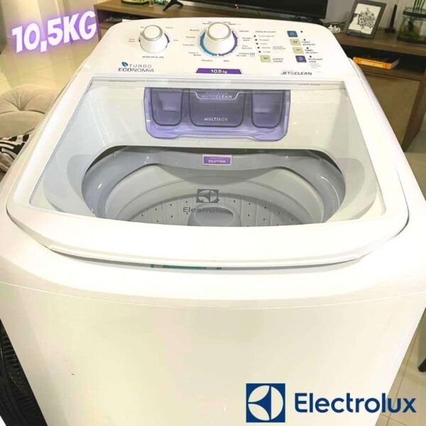 Máquina De Lavar Automática Electrolux Turbo Economia Lac11 Branca 10.5kg
