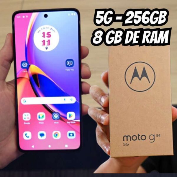 Smartphone Motorola Moto G54 5G 256 GB 8 GB de Ram Cor Azul Vegan Leather