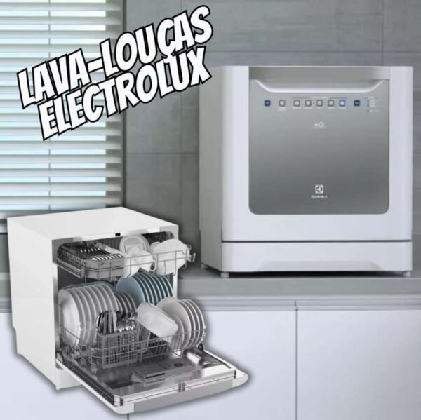 • Lava-louças Electrolux Lv08 De 8 Serviços Branca 220v