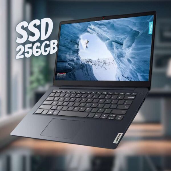 Notebook Lenovo IdeaPad 1i Intel Core i3 4GB 256GB SSD Linux 14
