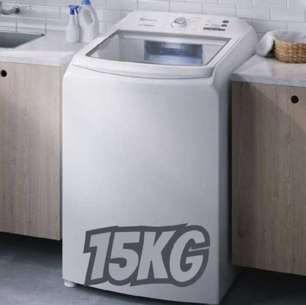 Máquina De Lavar Automática Electrolux Essential Care Led15 Branca 15kg