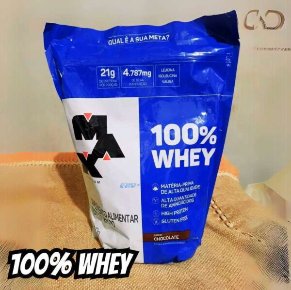 Whey Max Titanium Proteínas 100% Sabor Cookies & Cream 900g