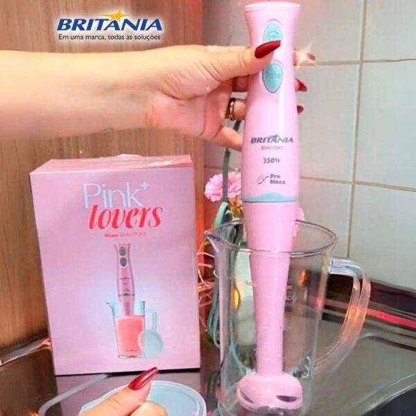 Mixer Britânia Bmx370rs Rosa 350w