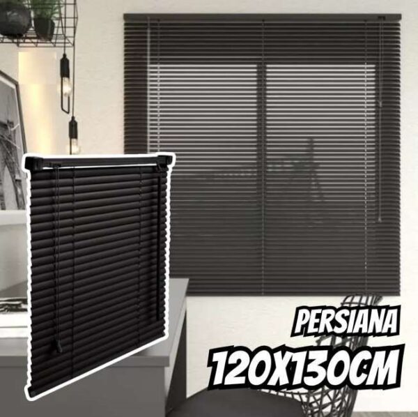 Persiana Para Quarto, Cozinha E Sala Branca 120x130cm Atlas