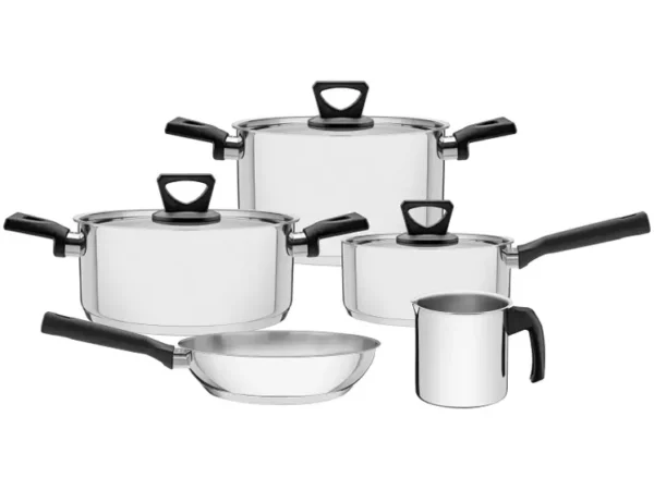 Jogo de Panelas Tramontina Inox 5 Peças - 65180/514 Brava