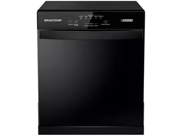 Lava-Louças Brastemp 08 Serviços BLF08AE - Inverter Quente Preta