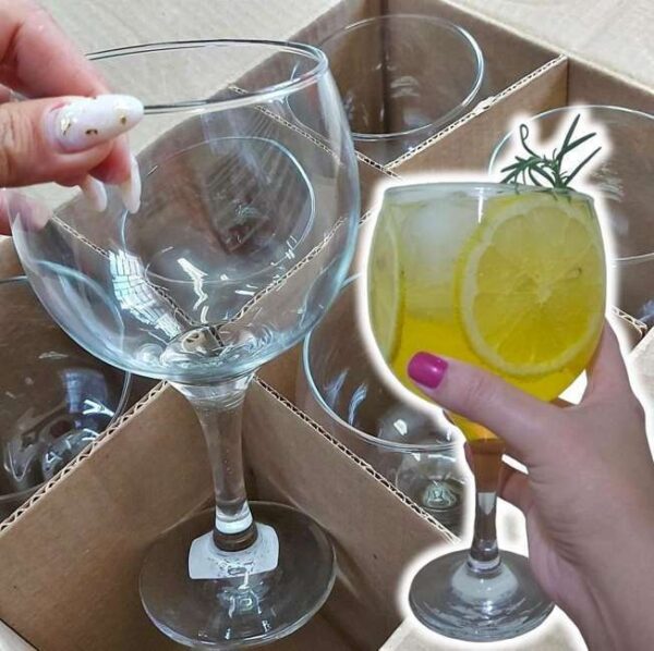 Conjunto De 4 Taças P Gin Nadir 600ml Cor Transparente