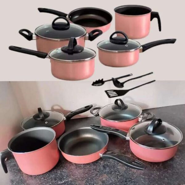 Conjunto De Panelas Antiaderente 8 Peças Teflon