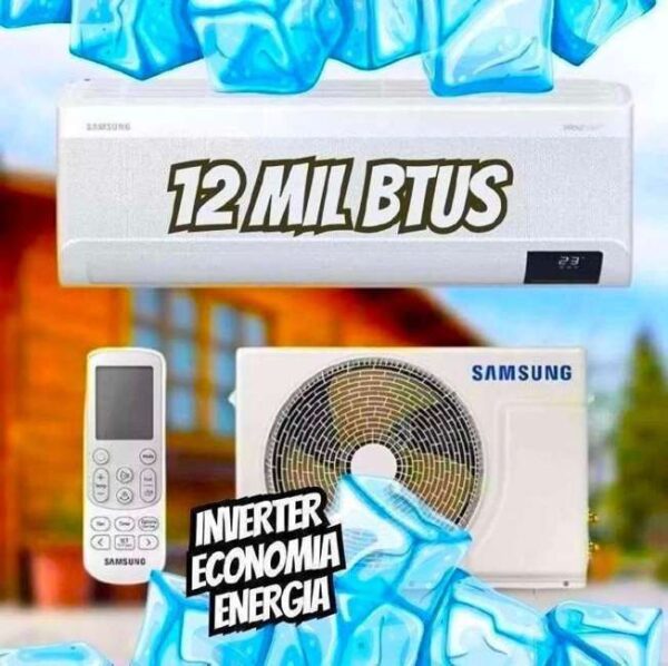 Ar Condicionado Inverter Windfree Sem Vento Connect Samsung 12000