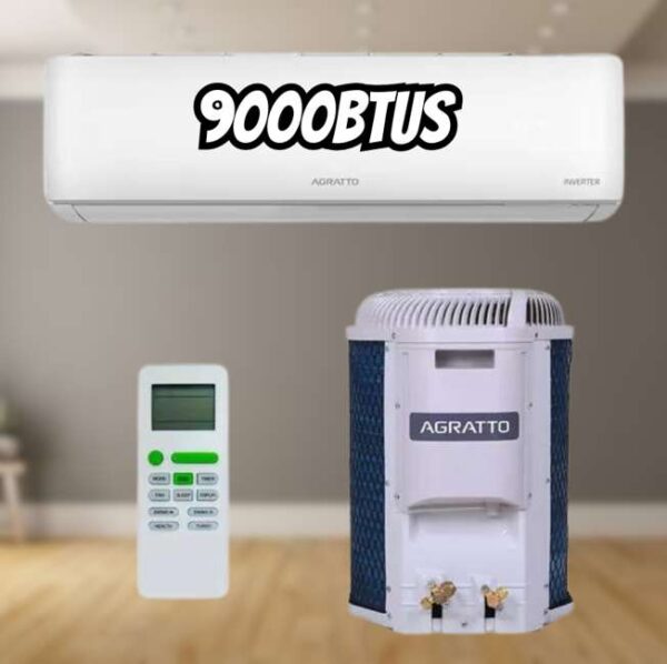 Ar Condicionado Split Hw Inverter Liv Top Agratto 9000 Btus