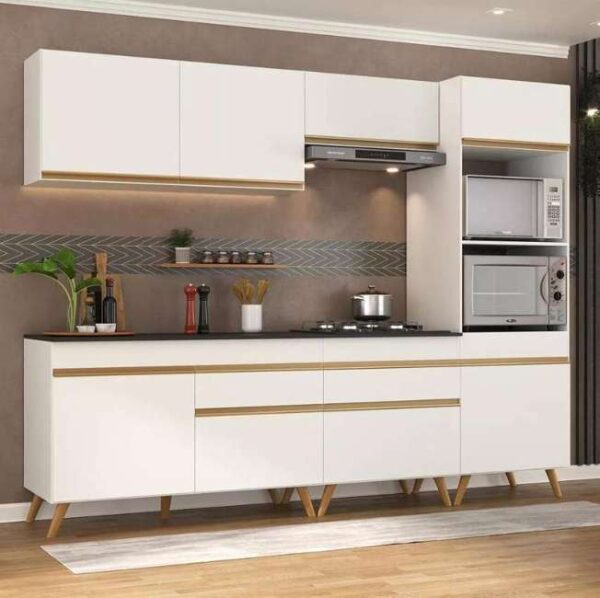 Cozinha Completa 5 Pç Mp3713 Veneza Gw Multimóveis