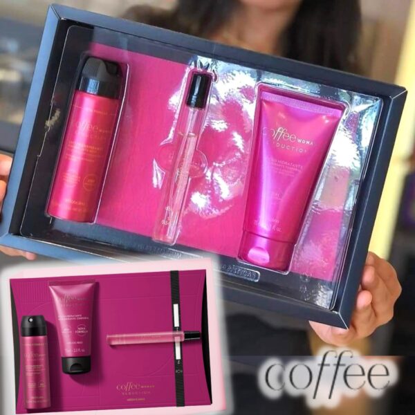 Kit Presente Coffee Seduction Feminino Boticário (3 Itens)