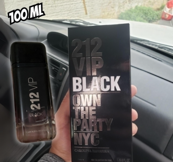 Perfume masculino 212 Vip Black Carolina Herrera